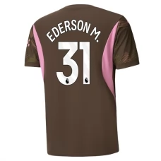 Manchester City Ederson M. 31 Målmand Hjemmebanetrøje 2024-25 Fodboldsæt