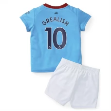 Manchester City Fodboldsæt Børn 2022-23 Jack Grealish 10 Hjemmebanetrøje