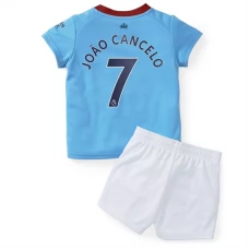 Manchester City Fodboldsæt Børn 2022-23 Joao Cancelo 7 Hjemmebanetrøje