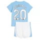 Manchester City Fodboldsæt Børn 2023-24 Bernardo Silva 20 Hjemmebanetrøje