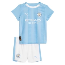 Manchester City Fodboldsæt Børn 2023-24 Hjemmebanetrøje