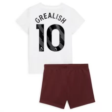 Manchester City Fodboldsæt Børn 2023-24 Jack Grealish 10 Udebanetrøje