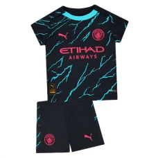 Manchester City Fodboldsæt Børn 2023-24 Tredjetrøje