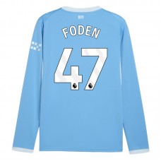 Manchester City Foden 47 Hjemmebanetrøje 2026-27 Langærmet