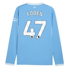 Manchester City Foden 47 Hjemmebanetrøje 2026-27 Langærmet