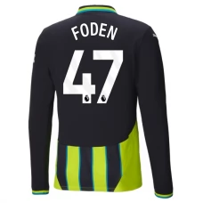 Manchester City Foden 47 Udebanetrøje 2024-25 Langærmet Fodboldsæt