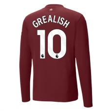 Manchester City Grealish 10 Tredjetrøje 2024-25 Langærmet Fodboldsæt
