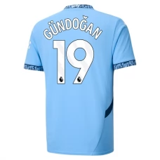 Manchester City Gündoğan 19 Hjemmebanetrøje 2024-25 Fodboldsæt