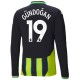 Manchester City Gündoğan 19 Udebanetrøje 2024-25 Langærmet Fodboldsæt