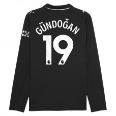 Manchester City Gündoğan 19 Udebanetrøje 2025-26 Langærmet Fodboldsæt