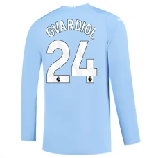 Manchester City Gvardiol 24 Hjemmebanetrøje 2023-24 Langærmet Fodboldsæt