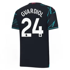 Manchester City Gvardiol 24 Tredjetrøje 2023-24 Fodboldsæt