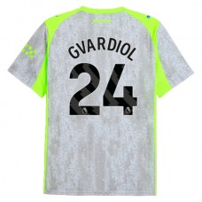 Manchester City Gvardiol 24 Tredjetrøje 2025-26 Fodboldsæt