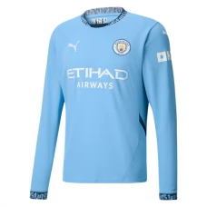 Manchester City Hjemmebanetrøje 2024-25 Langærmet Fodboldsæt