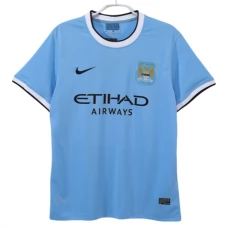 Manchester City Hjemmebanetrøje Retro 2013-14 Fodboldsæt