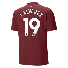 Manchester City J.Alvarez 19 Tredjetrøje 2024-25 Fodboldsæt