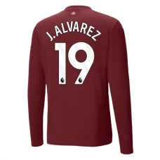 Manchester City J.Alvarez 19 Tredjetrøje 2024-25 Langærmet Fodboldsæt