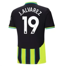 Manchester City J.Alvarez 19 Udebanetrøje 2024-25 Fodboldsæt