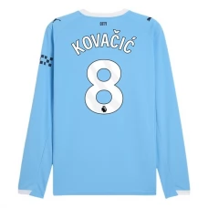 Manchester City Kovačić 8 Hjemmebanetrøje 2025-26 Langærmet Fodboldsæt