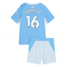 Manchester City Rodrigo 16 Hjemmebanetrøje 2026-27 Børn