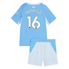 Manchester City Rodrigo 16 Hjemmebanetrøje 2026-27 Børn