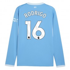 Manchester City Rodrigo 16 Hjemmebanetrøje 2026-27 Langærmet