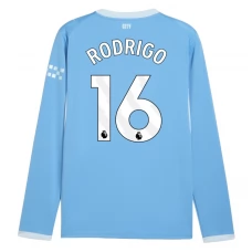Manchester City Rodrigo 16 Hjemmebanetrøje 2026-27 Langærmet