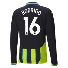 Manchester City Rodrigo 16 Udebanetrøje 2024-25 Langærmet Fodboldsæt