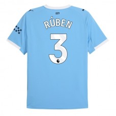 Manchester City Rúben 3 Hjemmebanetrøje 2025-26 Fodboldsæt