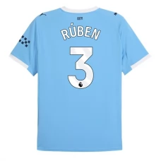 Manchester City Rúben 3 Hjemmebanetrøje 2025-26 Fodboldsæt