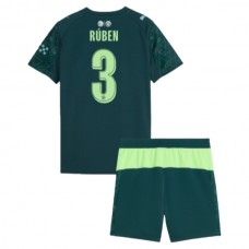 Manchester City Rúben 3 Hjemmebanetrøje Børn Fourth 2025-26 Fodboldsæt