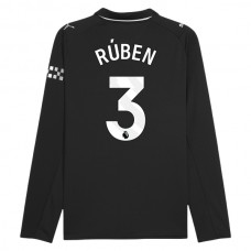 Manchester City Rúben 3 Udebanetrøje 2025-26 Langærmet Fodboldsæt