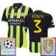 Manchester City Rúben 3 Udebanetrøje Champions League With Patch 2024-25 Fodboldsæt