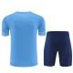 Manchester City Trænings T-shirt Sæt 2025-26 - Shorts Blå
