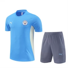 Manchester City Træningstrøje Sæt 2024-25 - Shorts Blå