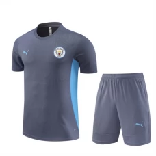 Manchester City Træningstrøje Sæt 2024-25 - Shorts Grå