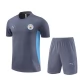 Manchester City Træningstrøje Sæt 2024-25 - Shorts Grå