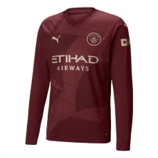 Manchester City Tredjetrøje 2024-25 Langærmet Fodboldsæt