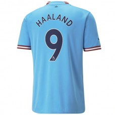 Manchester City Trøje 2022-23 Erling Haaland 9 Hjemmebanetrøje