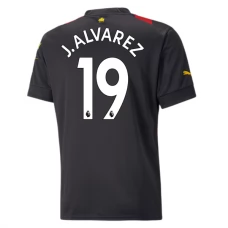 Manchester City Trøje 2022-23 J. Alvarez 19 Udebanetrøje
