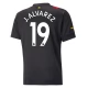 Manchester City Trøje 2022-23 J. Alvarez 19 Udebanetrøje