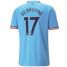 Manchester City Trøje 2022-23 Kevin De Bruyne 17 Hjemmebanetrøje