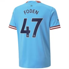 Manchester City Trøje 2022-23 Phil Foden 47 Hjemmebanetrøje