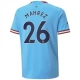 Manchester City Trøje 2022-23 Riyad Mahrez 26 Hjemmebanetrøje