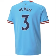 Manchester City Trøje 2022-23 Rúben Dias 3 Hjemmebanetrøje