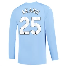 Manchester City Trøje 2023-24 Akanji 25 Langærmet Hjemmebanetrøje