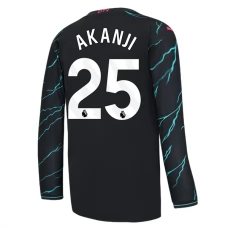 Manchester City Trøje 2023-24 Akanji 25 Langærmet Tredjetrøje