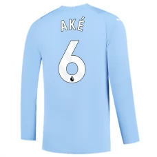 Manchester City Trøje 2023-24 Ake 6 Langærmet Hjemmebanetrøje