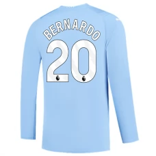 Manchester City Trøje 2023-24 Bernardo Silva 20 Langærmet Hjemmebanetrøje