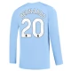 Manchester City Trøje 2023-24 Bernardo Silva 20 Langærmet Hjemmebanetrøje
